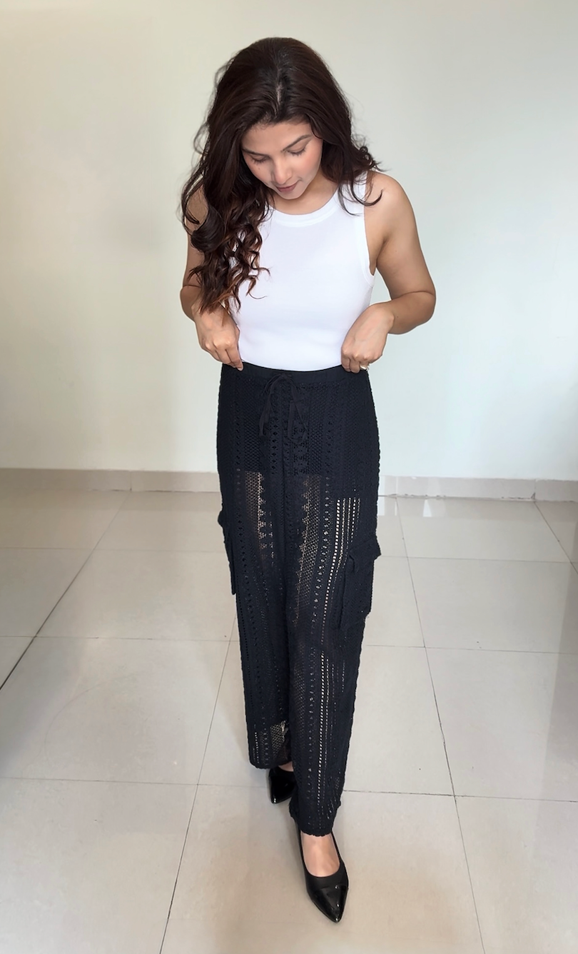 Crochet Cargo Pants