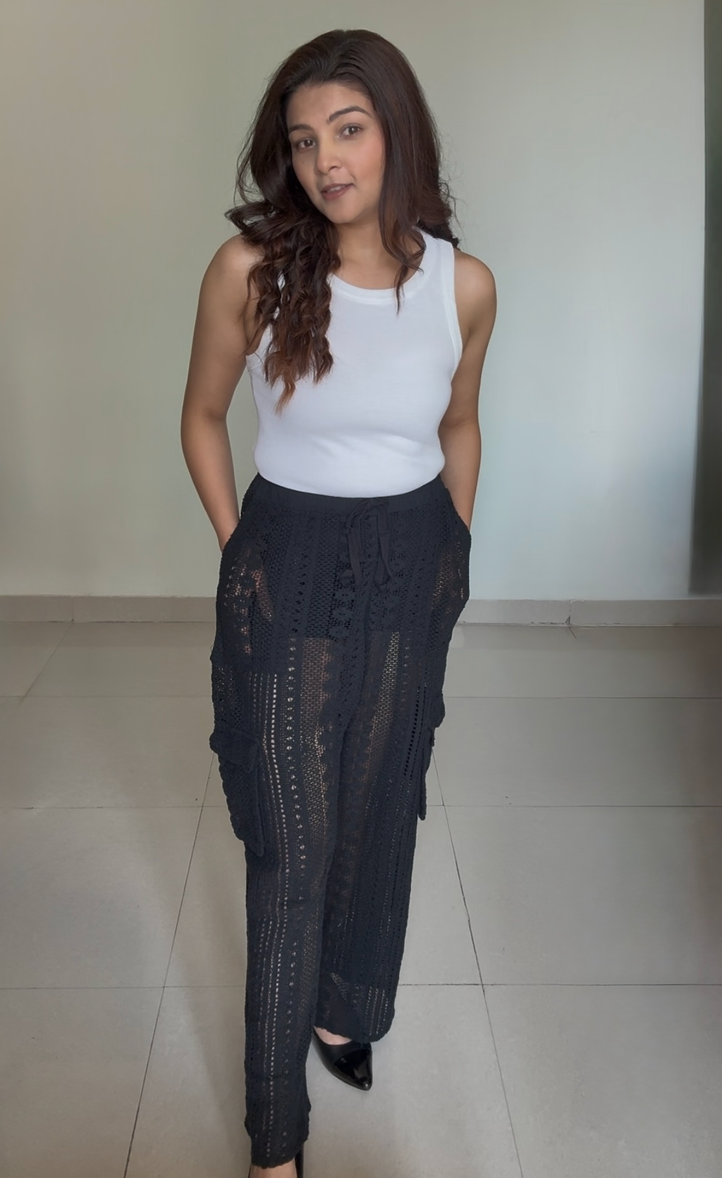 Crochet Cargo Pants