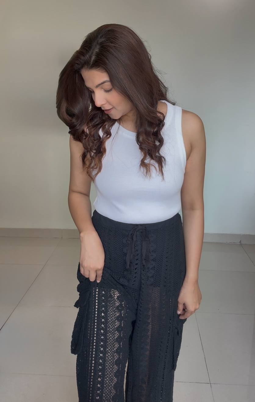 Crochet Cargo Pants