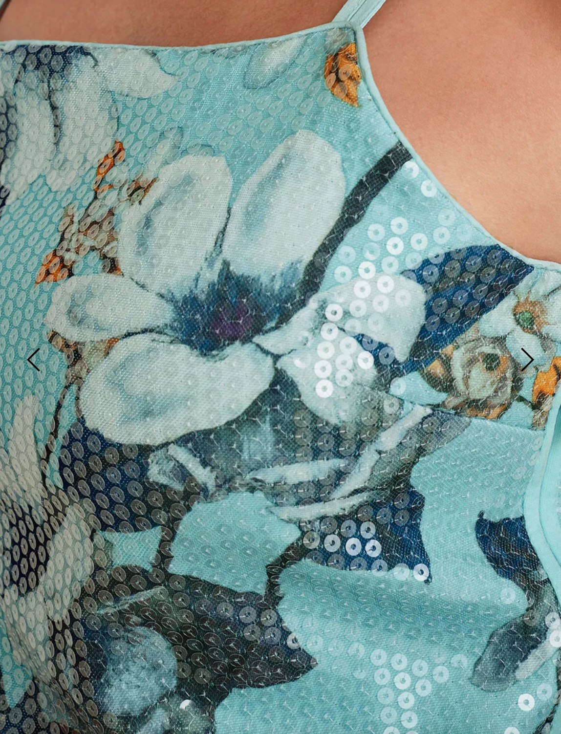 Floral Sequin Dress